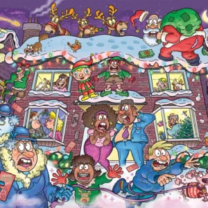 Holdson - Wasgij Christmas 22 - Not So Silent Night 1000 Piece Puzzle
