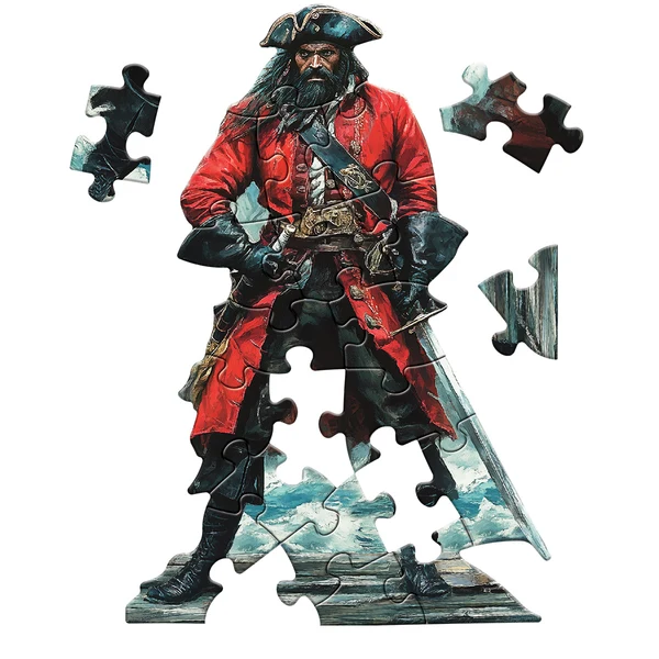Madd Capp - Jigsaw Puzzle Greeting Card - Pirate 20 Piece & Envelope - Image 6
