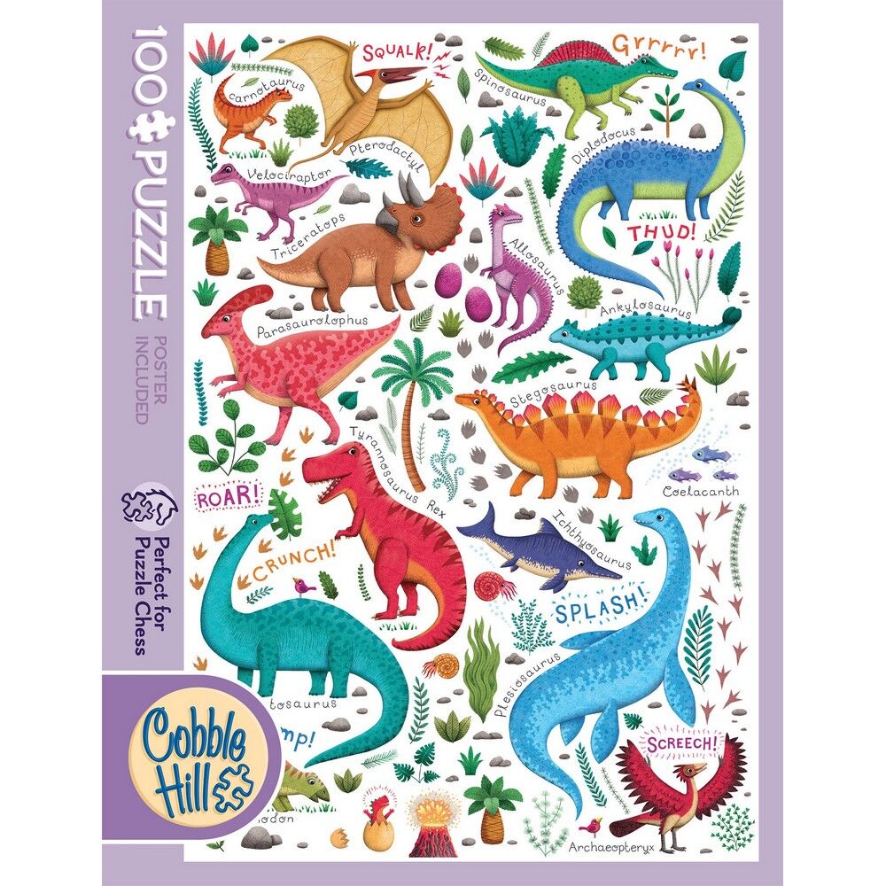 Cobble Hill - Rawr! 100 Piece Puzzle - Image 2