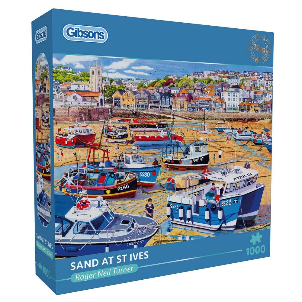 Gibsons - Sand at St Ives 1000 Piece Puzzle - Image 2