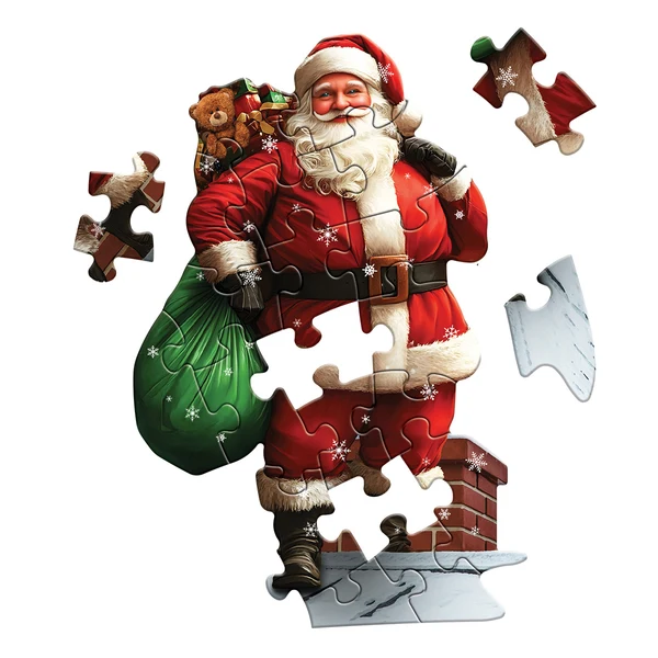 Madd Capp - Jigsaw Puzzle Greeting Card - Santa 20 Piece & Envelope - Image 6