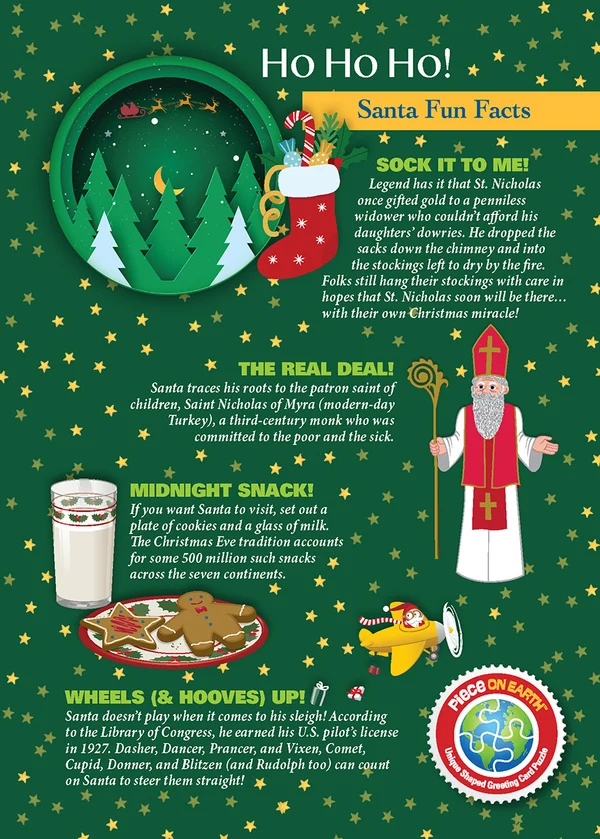 Madd Capp - Jigsaw Puzzle Greeting Card - Santa 20 Piece & Envelope - Image 3