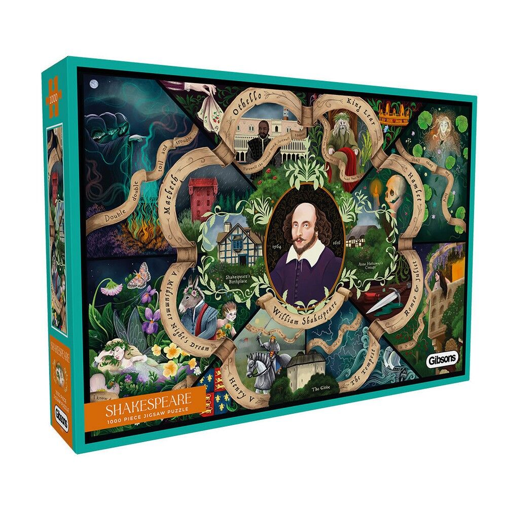 Gibsons - Shakespeare 1000 Piece Puzzle - Image 2