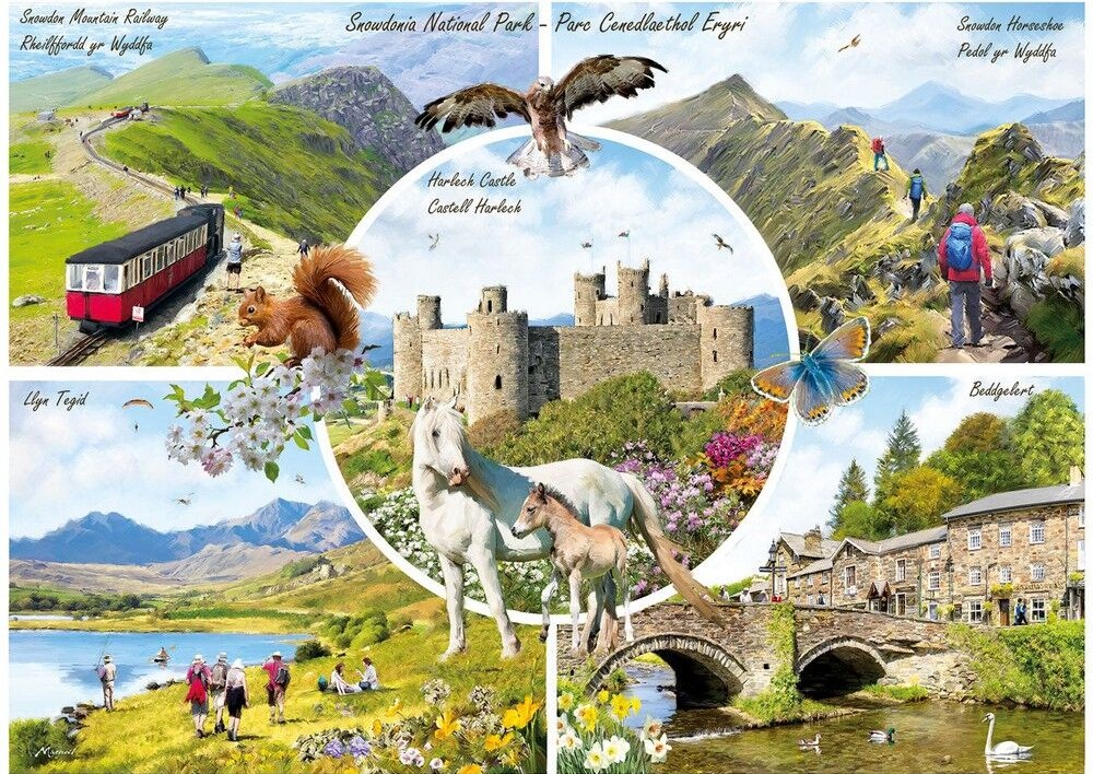 Gibsons - Snowdonia 1000 Piece Puzzle