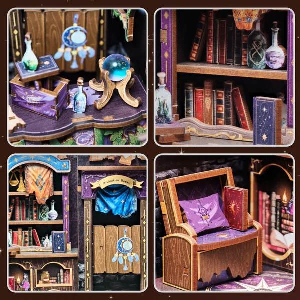 CuteBee - The Astrology Bookshop DIY Miniature House Kit - Image 2