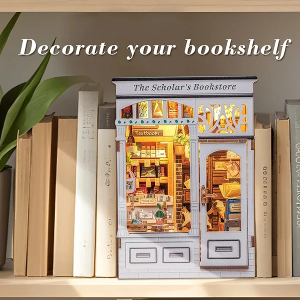 CuteBee - The Scholar's Bookstore DIY Book Nook Kit - Image 2