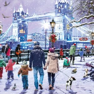 Gibsons - Tower Bridge at Christmas 1000 Piece Puzzle