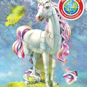 Madd Capp - Jigsaw Puzzle Greeting Card - Unicorn 12 Piece & Envelope