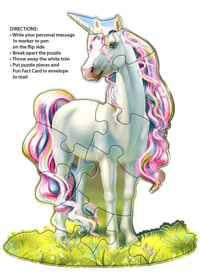 Madd Capp - Jigsaw Puzzle Greeting Card - Unicorn 12 Piece & Envelope - Image 5