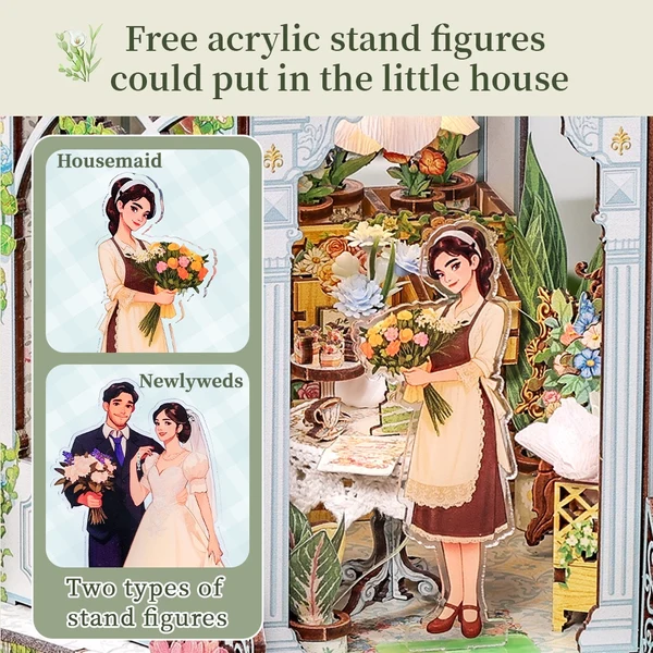 CuteBee - Windsor Flower House DIY Miniature House Kit - Image 4