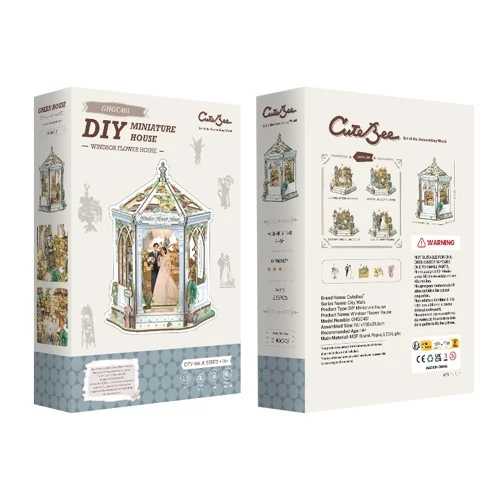 CuteBee - Windsor Flower House DIY Miniature House Kit - Image 8