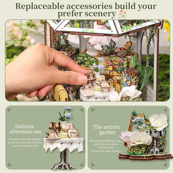 CuteBee - Windsor Flower House DIY Miniature House Kit - Image 6