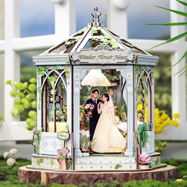 CuteBee - Windsor Flower House DIY Miniature House Kit
