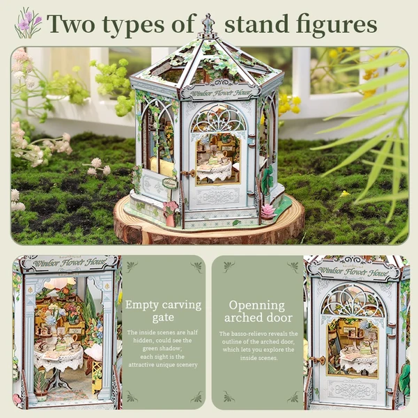 CuteBee - Windsor Flower House DIY Miniature House Kit - Image 5
