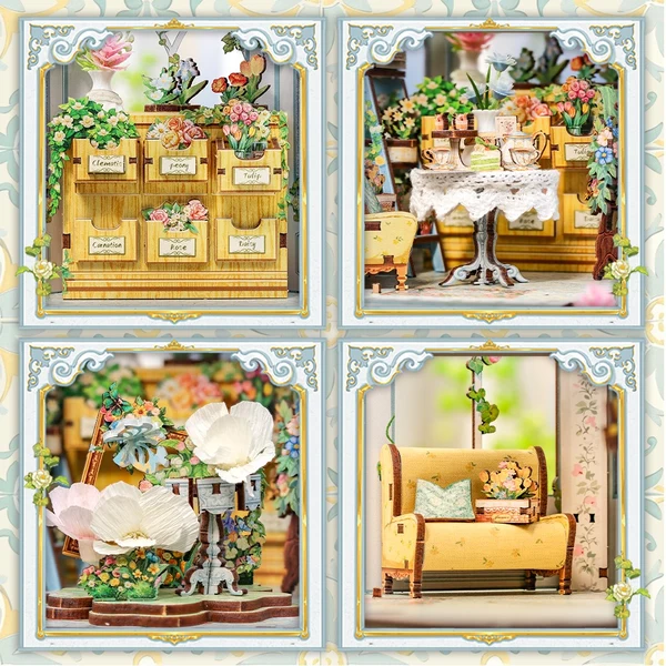CuteBee - Windsor Flower House DIY Miniature House Kit - Image 3