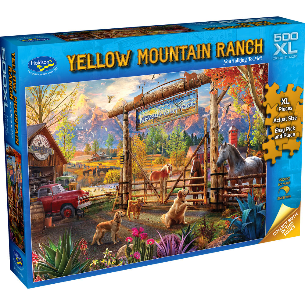 Holdson - Yellow Mountain Ranch - You Talking to Me 500 XL Piece Puzzle - Image 2