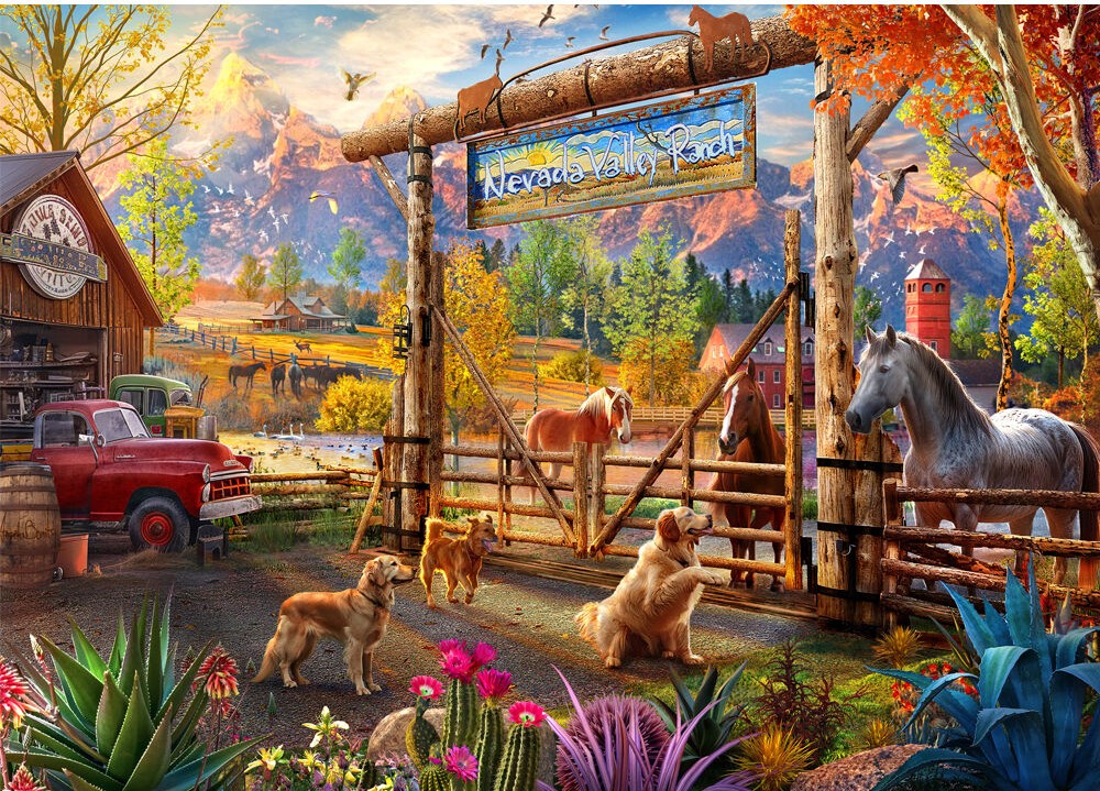 Holdson - Yellow Mountain Ranch - You Talking to Me 500 XL Piece Puzzle