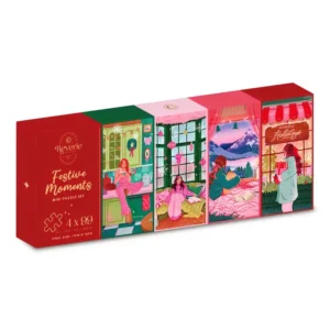 Reverie - Festive Moments Mini Puzzle Set 4 x 99 Piece Puzzles