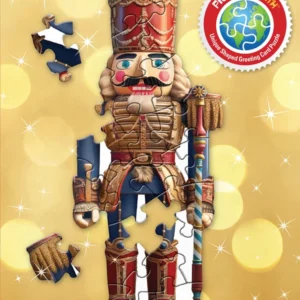 Madd Capp - Jigsaw Puzzle Greeting Card - Nutcracker 20 Piece & Envelope